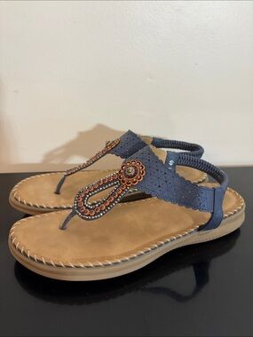 Shibever Beaded Thong‎ Sandals
